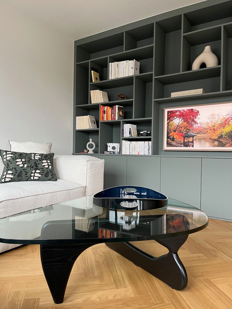 bibliothèque sur-mesure appartement Aix en Provence